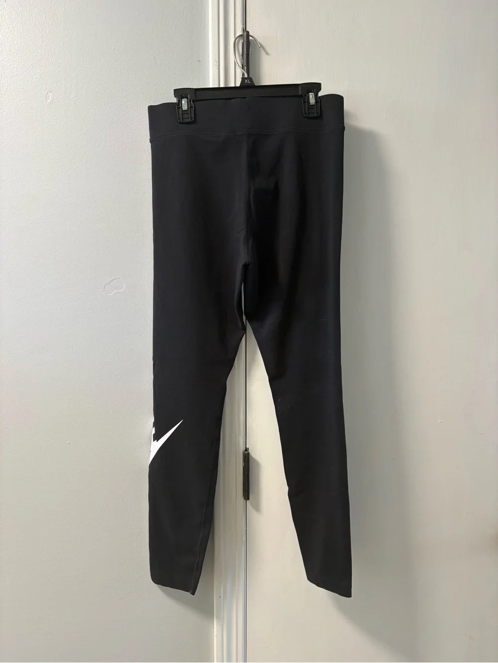 Nike Black Leggings with White Logo